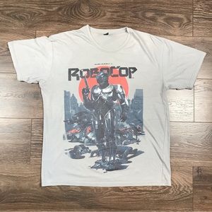 Alex Murphy Is ROBOCOP Men’s Gray Action Movie T-Shirt Size Large